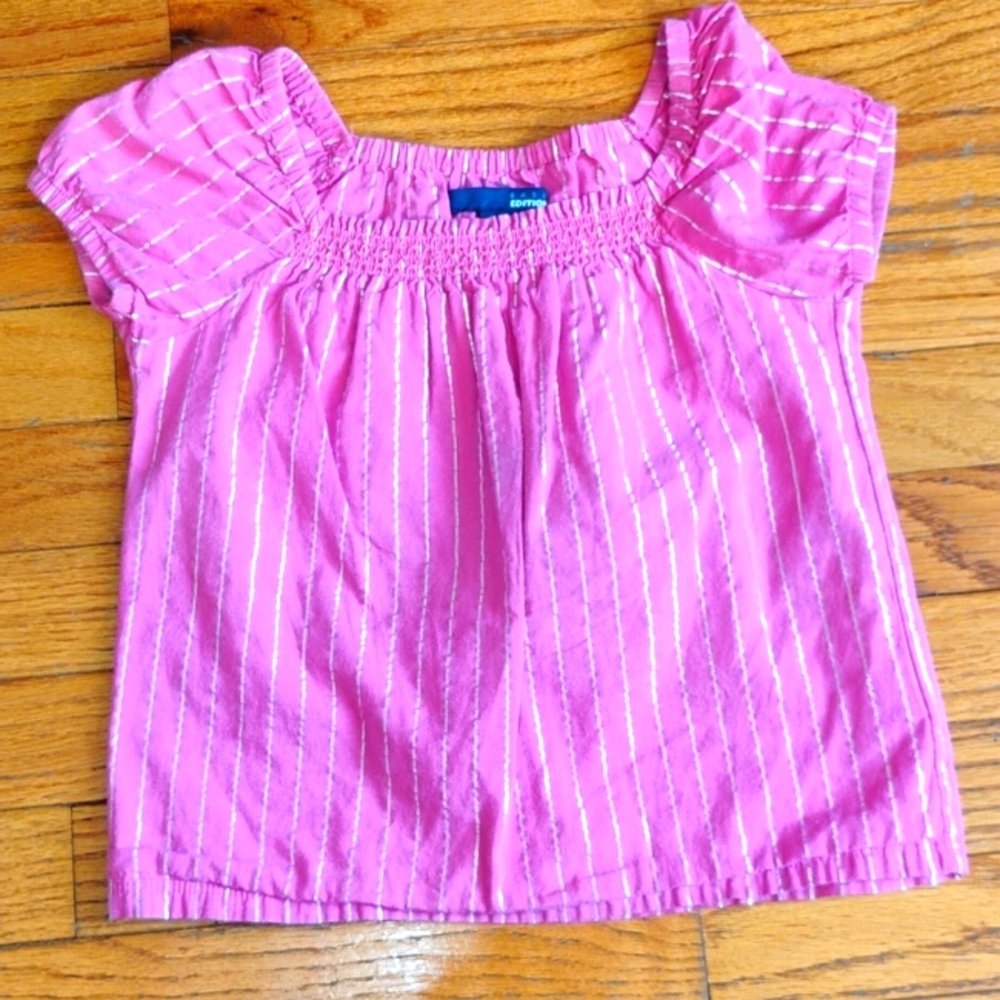 BRAND: Basic Edition Kid's Blouse - SIZE:  S (6/6x) (PRE-LOVED)